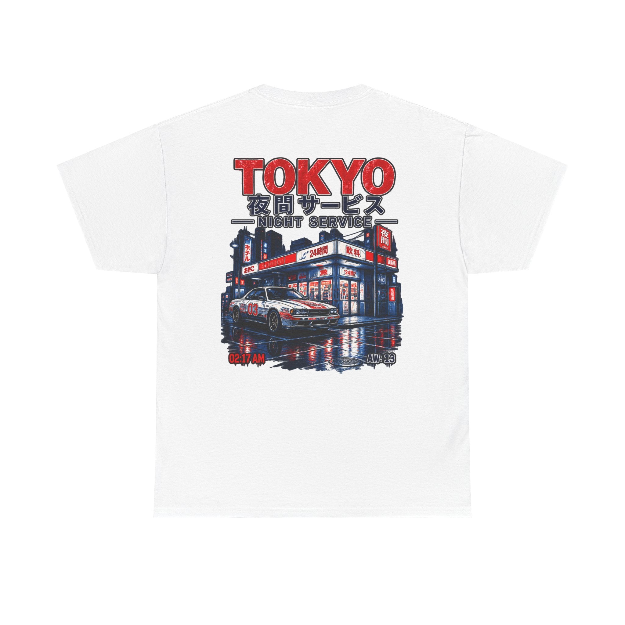 Tokyo Street Racing T‑Shirt — Retro Japanese City Drift Graphic Tee