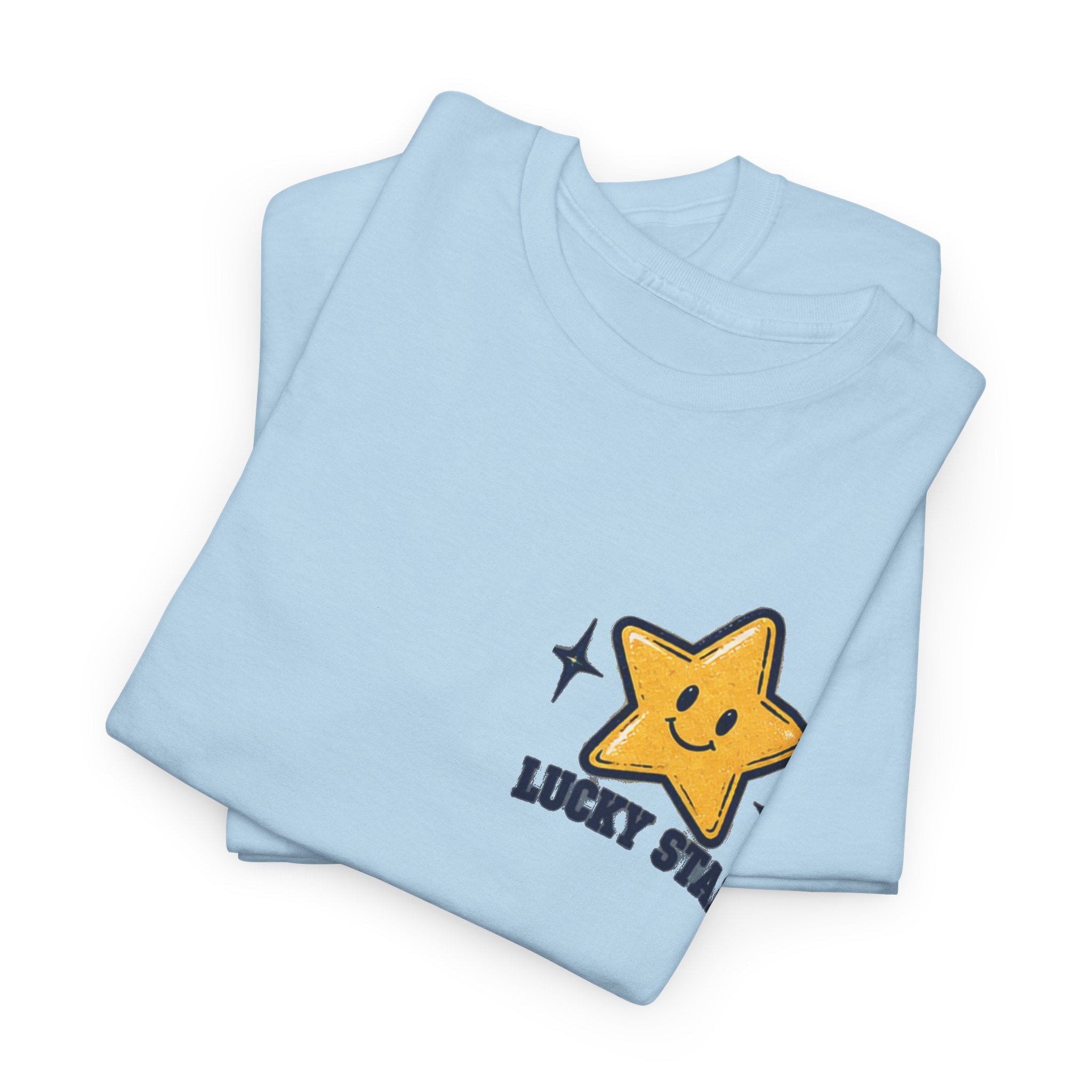 Lucky Star Social Club T‑Shirt — Cute Yellow Star Graphic Tee