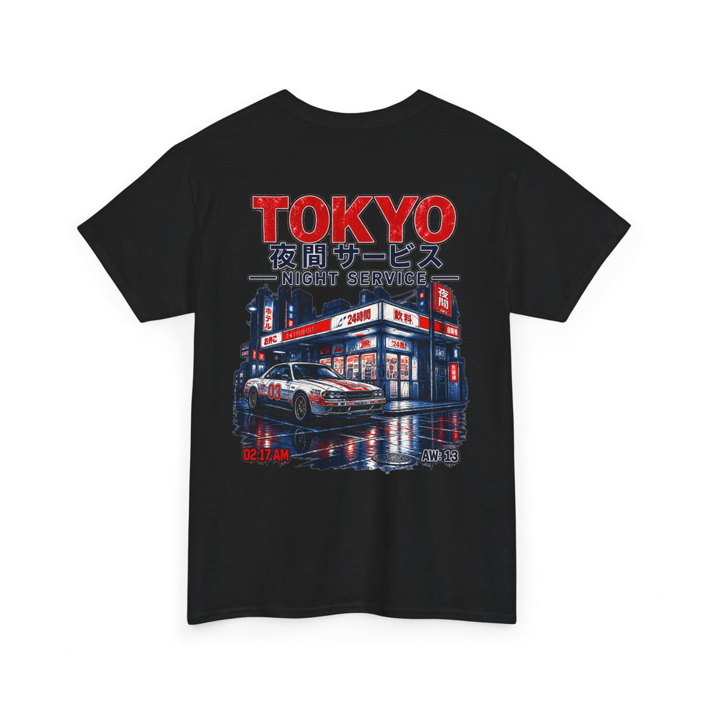 Tokyo Street Racing T‑Shirt — Retro Japanese City Drift Graphic Tee