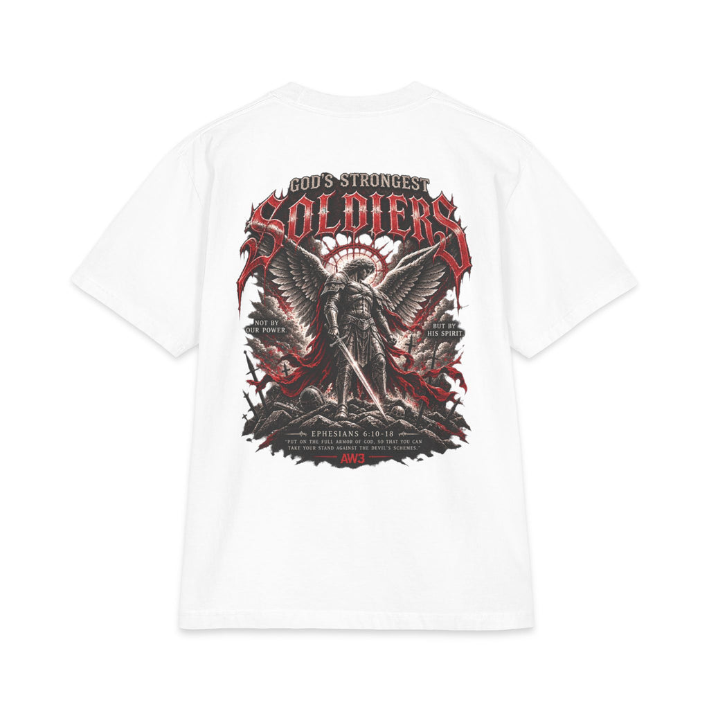 Soldiers Graphic T‑Shirt — "God's Strongest" Angel Battle Design