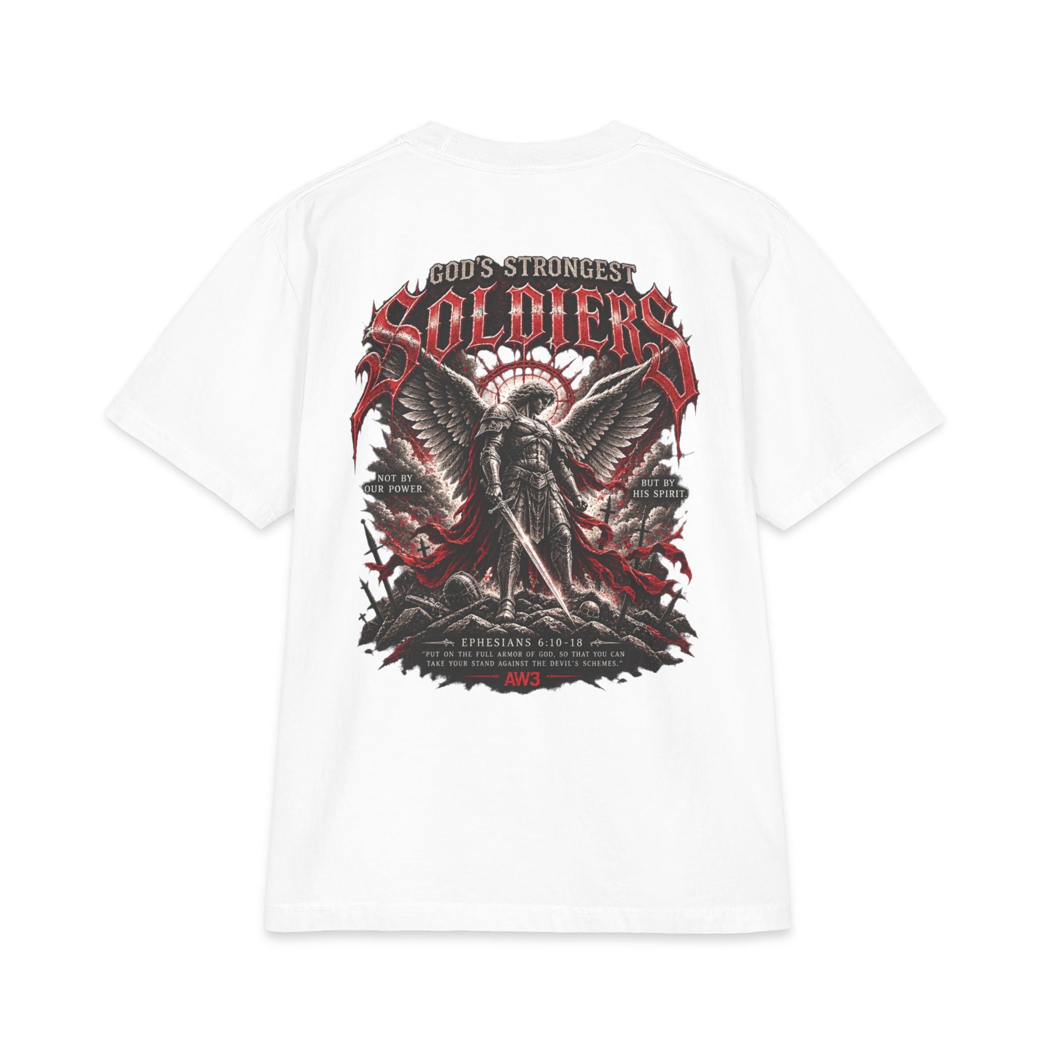 Soldiers Graphic T‑Shirt — "God's Strongest" Angel Battle Design