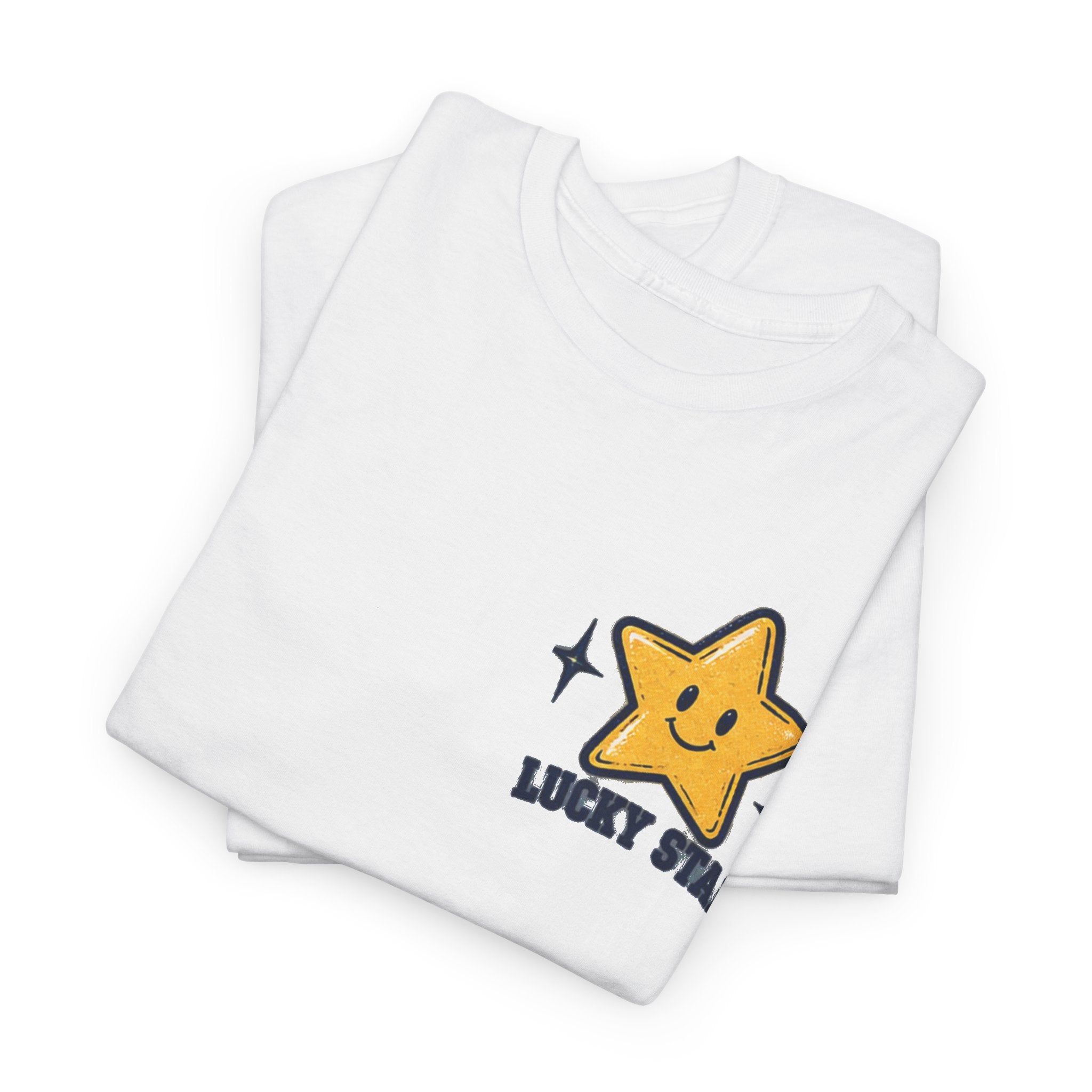 Lucky Star Social Club T‑Shirt — Cute Yellow Star Graphic Tee