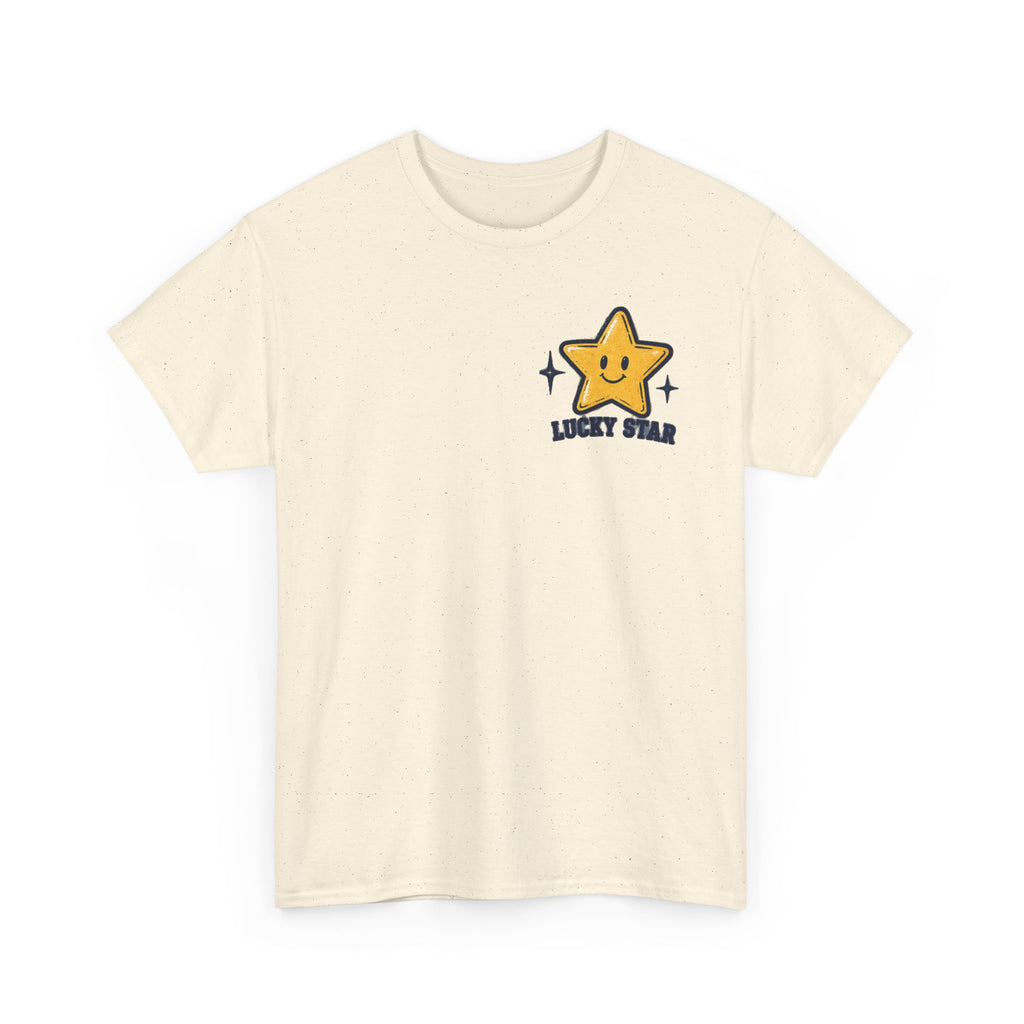 Lucky Star Social Club T‑Shirt — Cute Yellow Star Graphic Tee