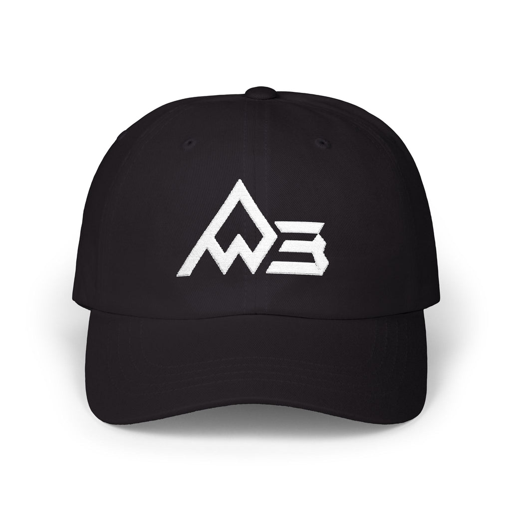 Classic Dad Cap — Minimal Mountain Logo Embroidered Baseball Hat
