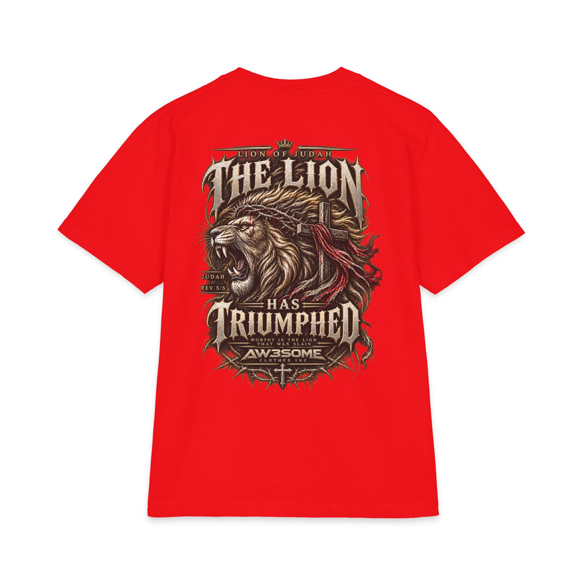 Triumphant Lion Graphic Tee