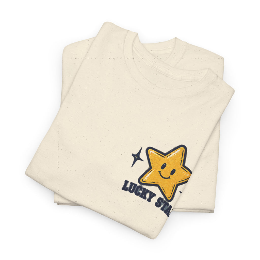 Lucky Star Social Club T‑Shirt — Cute Yellow Star Graphic Tee