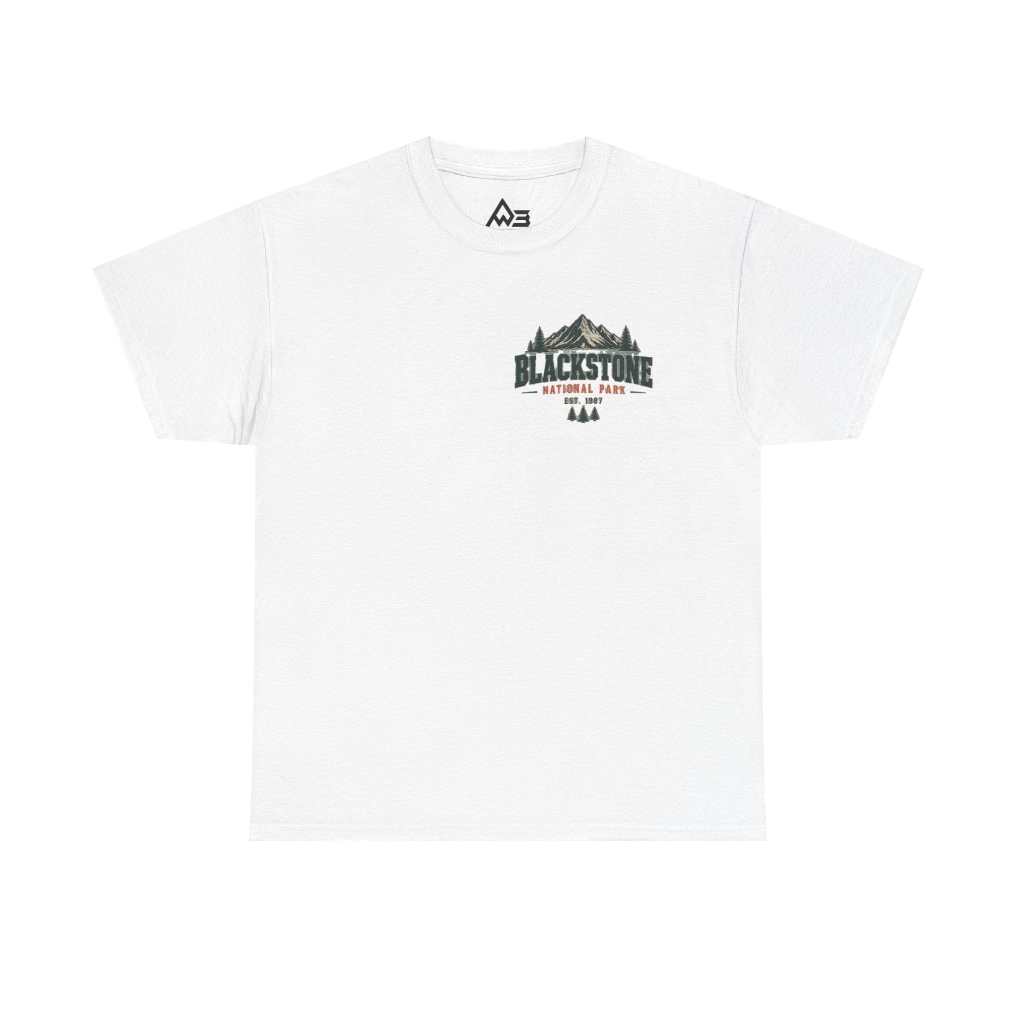 Blackstone National Park T-Shirt — Scenic Mountain Camping Tee