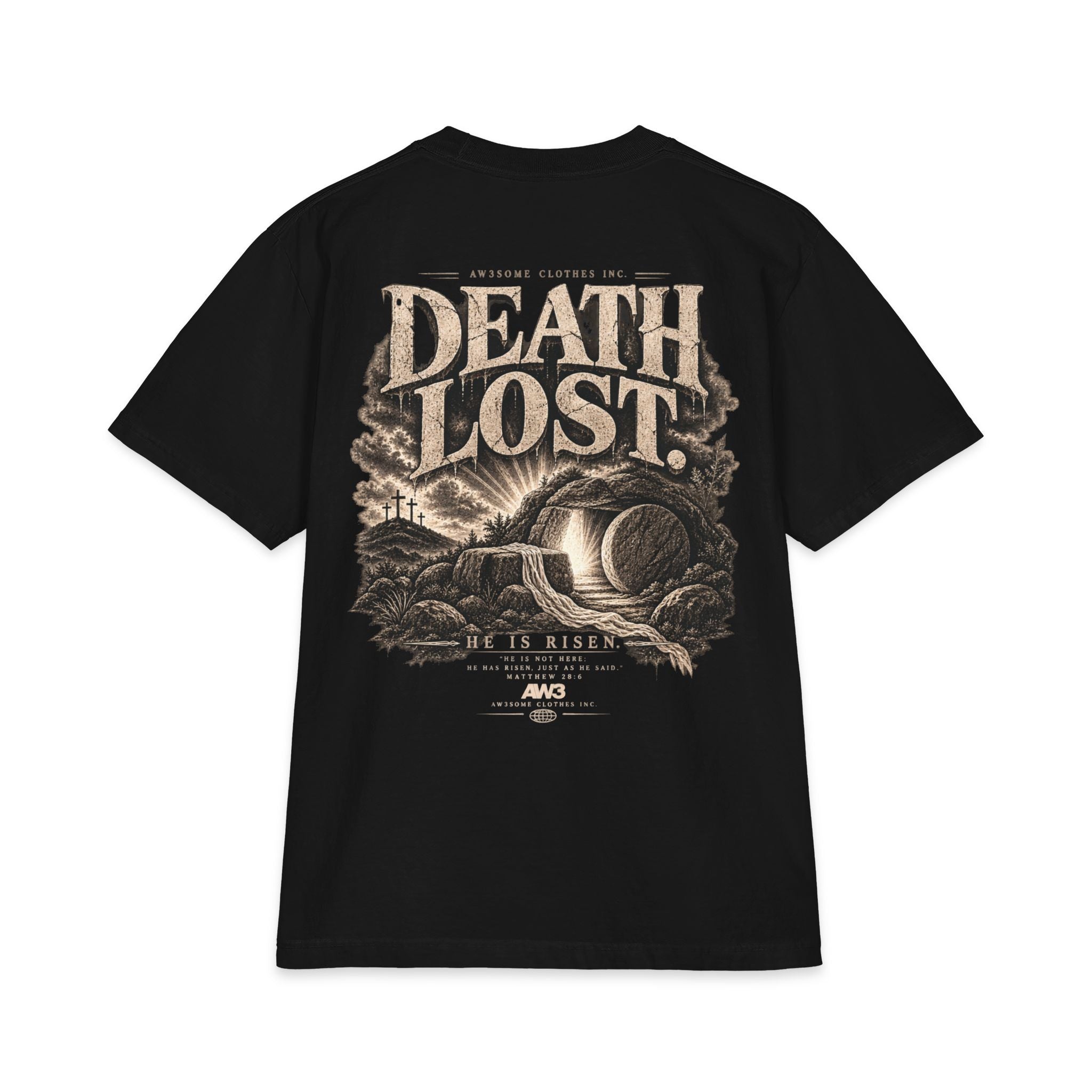 Death Lost Graphic T-Shirt — Vintage Rock Band Tee