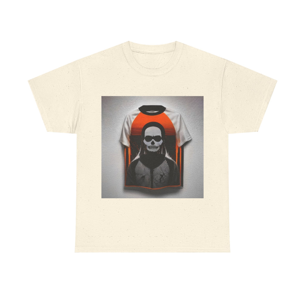Static Frequency Skull Graphic Tee
