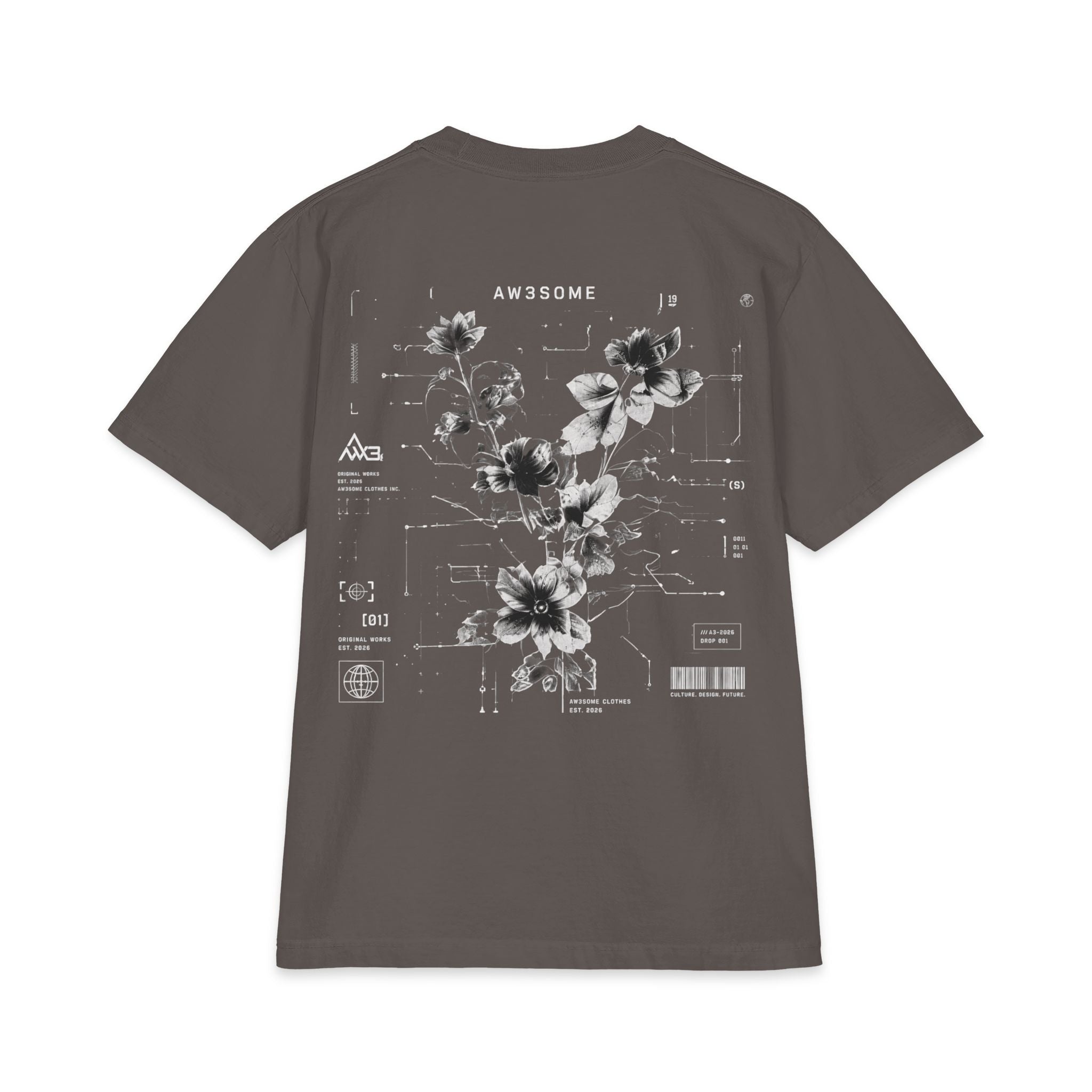 Floral Tech Graphic T-Shirt