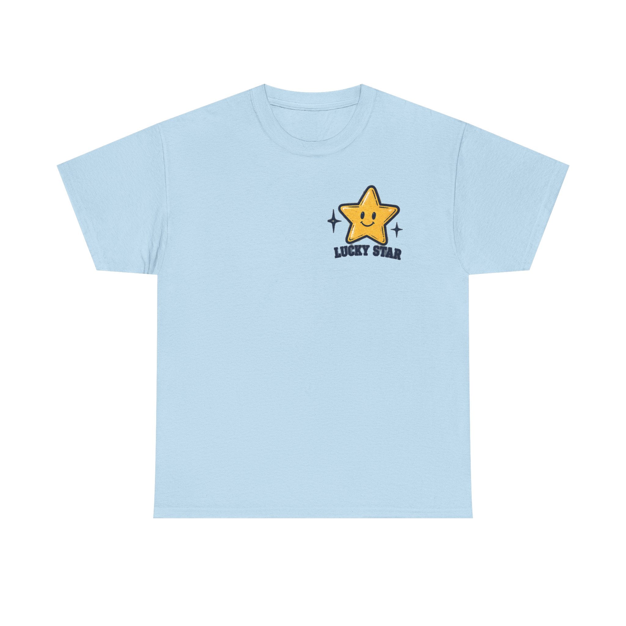 Lucky Star Social Club T‑Shirt — Cute Yellow Star Graphic Tee