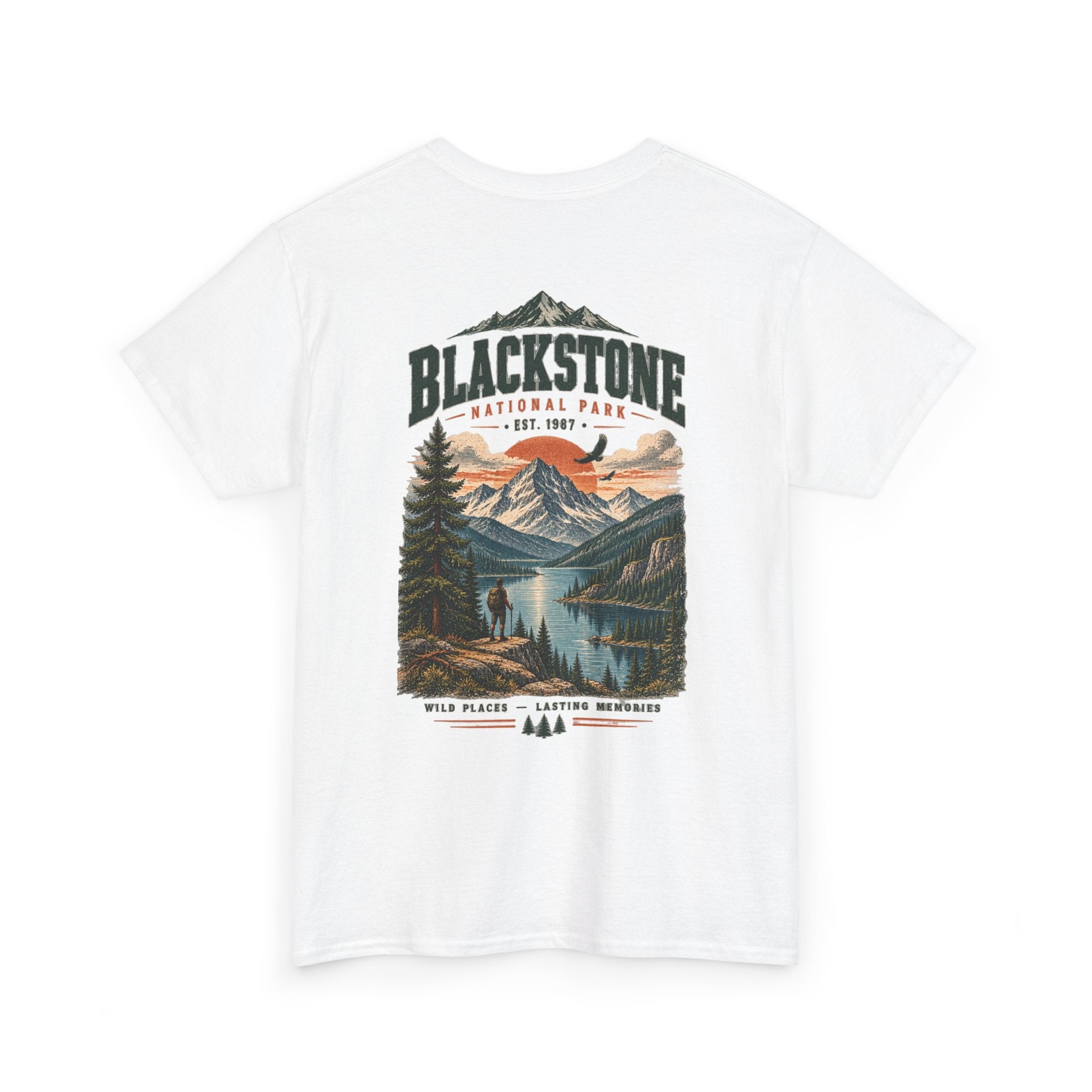 Blackstone National Park T-Shirt — Scenic Mountain Camping Tee