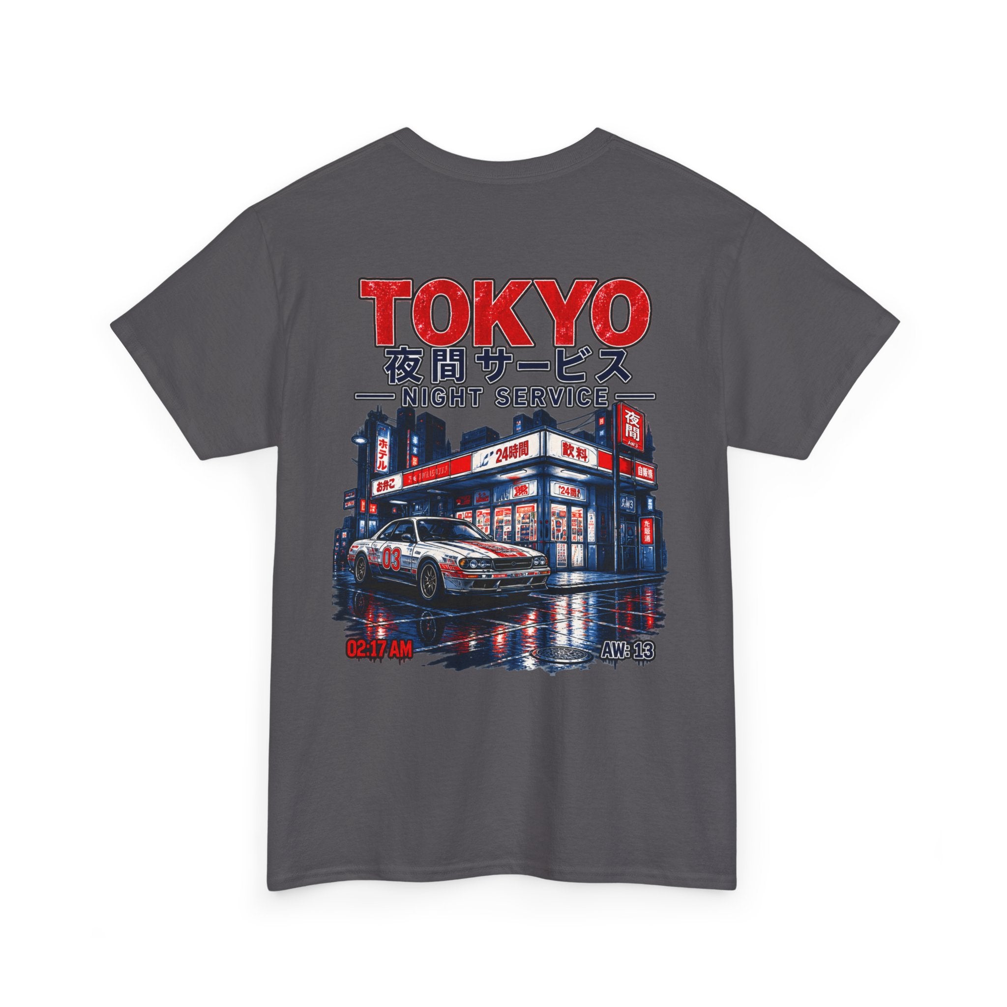 Tokyo Street Racing T‑Shirt — Retro Japanese City Drift Graphic Tee