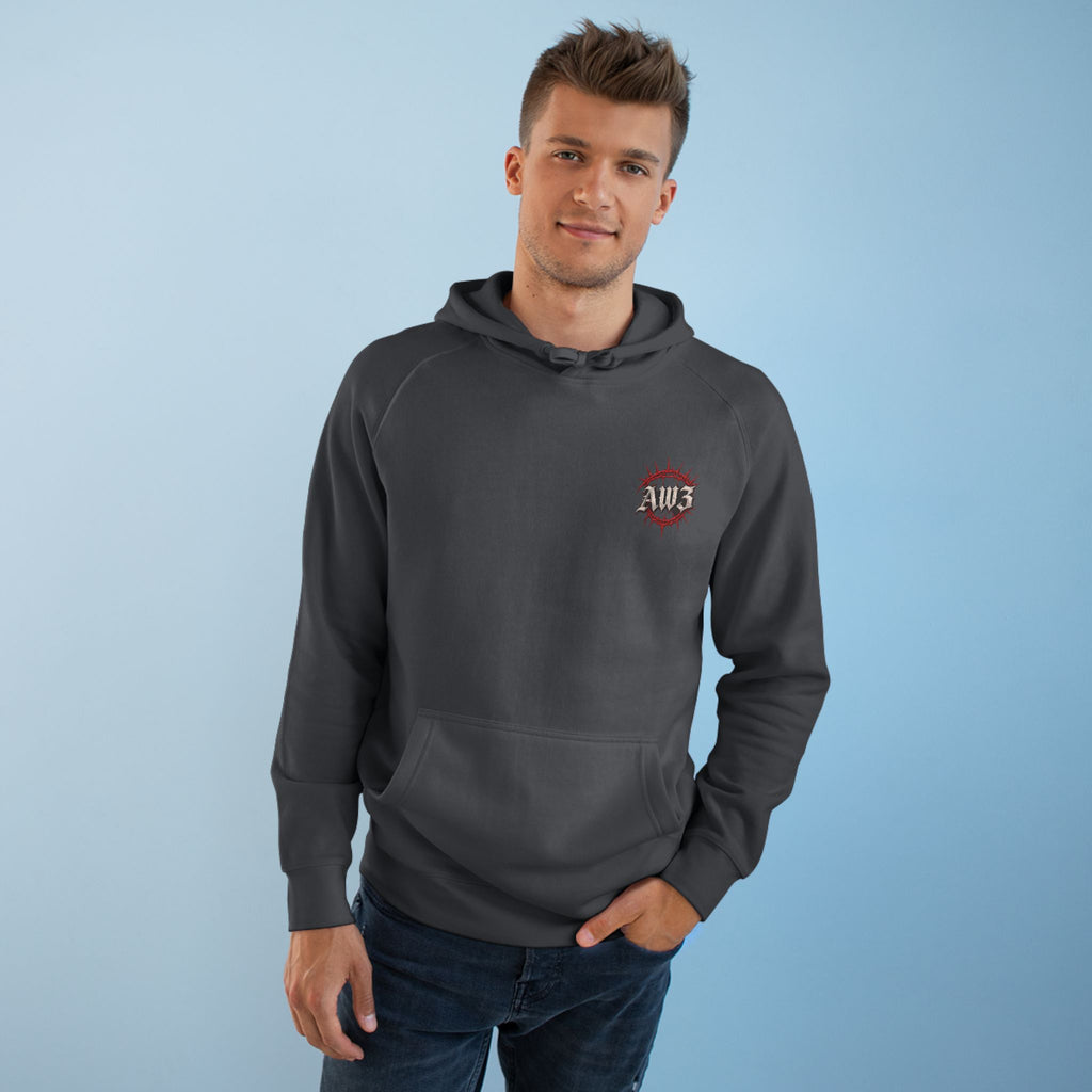 Soldiers Graphic Hoodie — Gothic Eagle & Skull Back Print