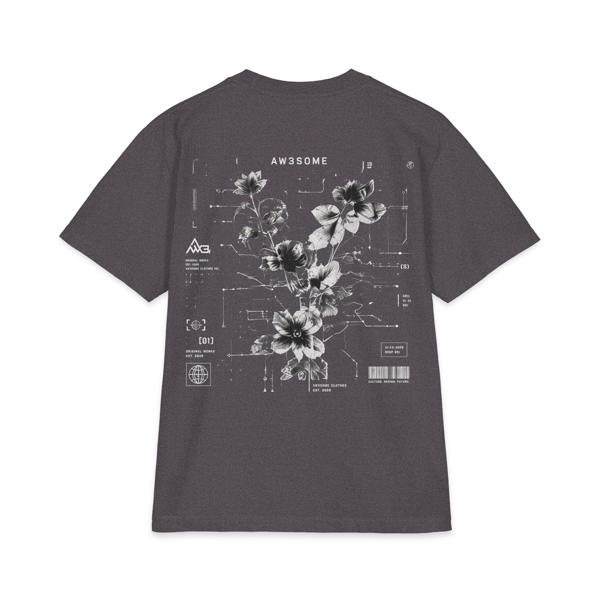 Floral Tech Graphic T-Shirt