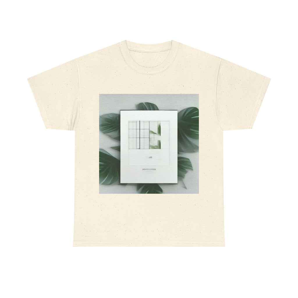 Monstera Structure No. 1 Oversized T-Shirt - Concrete Flora