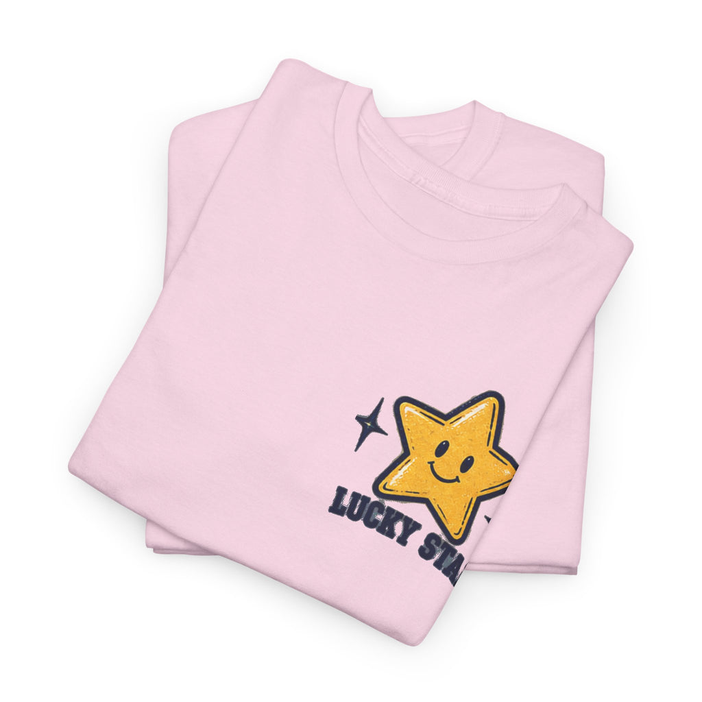 Lucky Star Social Club T‑Shirt — Cute Yellow Star Graphic Tee