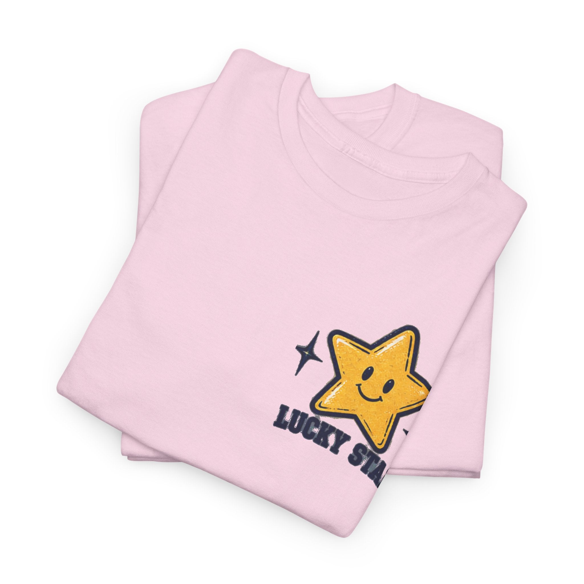 Lucky Star Social Club T‑Shirt — Cute Yellow Star Graphic Tee