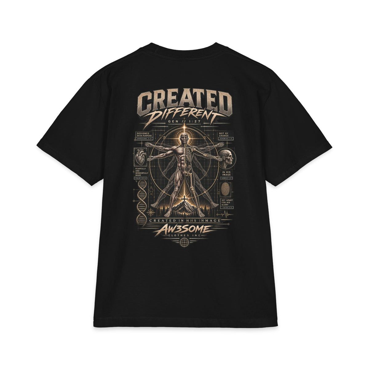 Created Different Graphic T-Shirt
