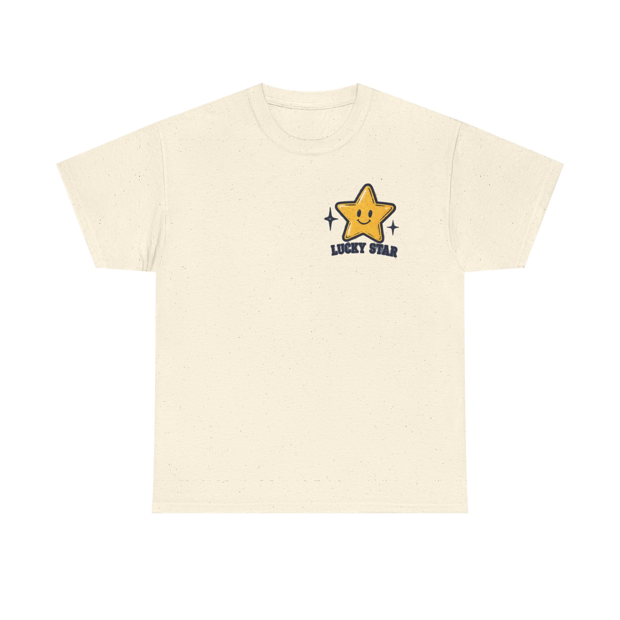 Lucky Star Social Club T‑Shirt — Cute Yellow Star Graphic Tee