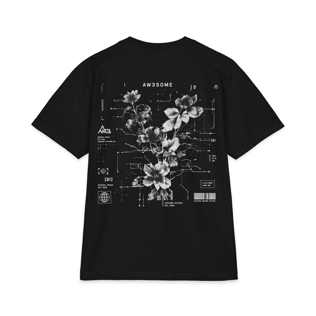 Floral Tech Graphic T-Shirt