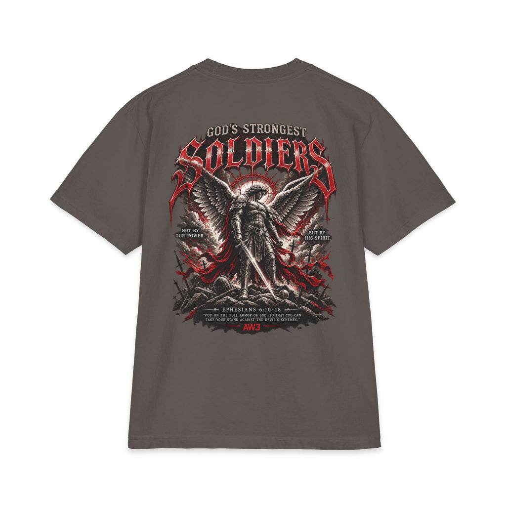 Soldiers Graphic T‑Shirt — "God's Strongest" Angel Battle Design