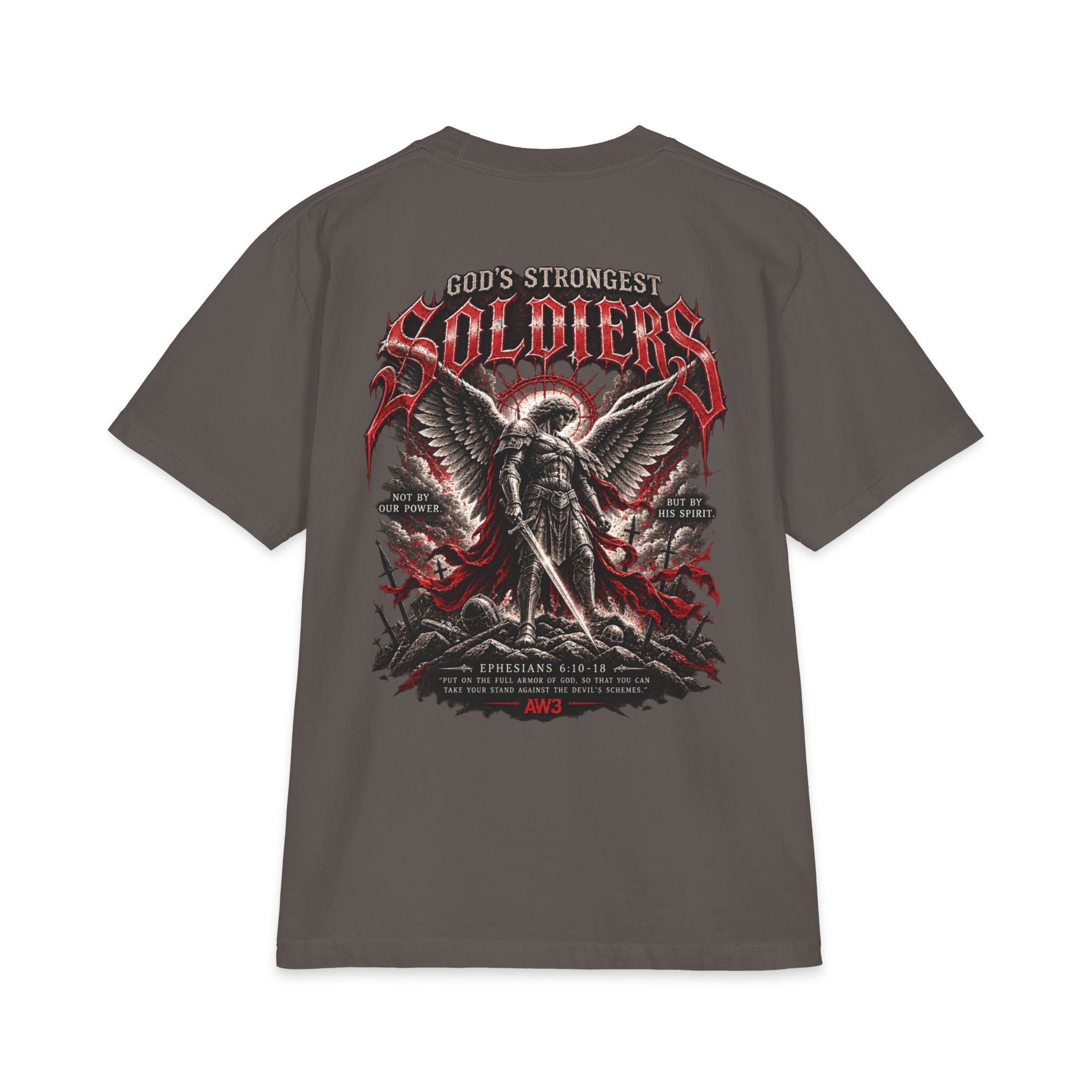 Soldiers Graphic T‑Shirt — "God's Strongest" Angel Battle Design