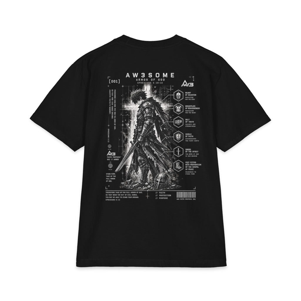Graphic T‑Shirt — Dark Samurai Illustration Back Print