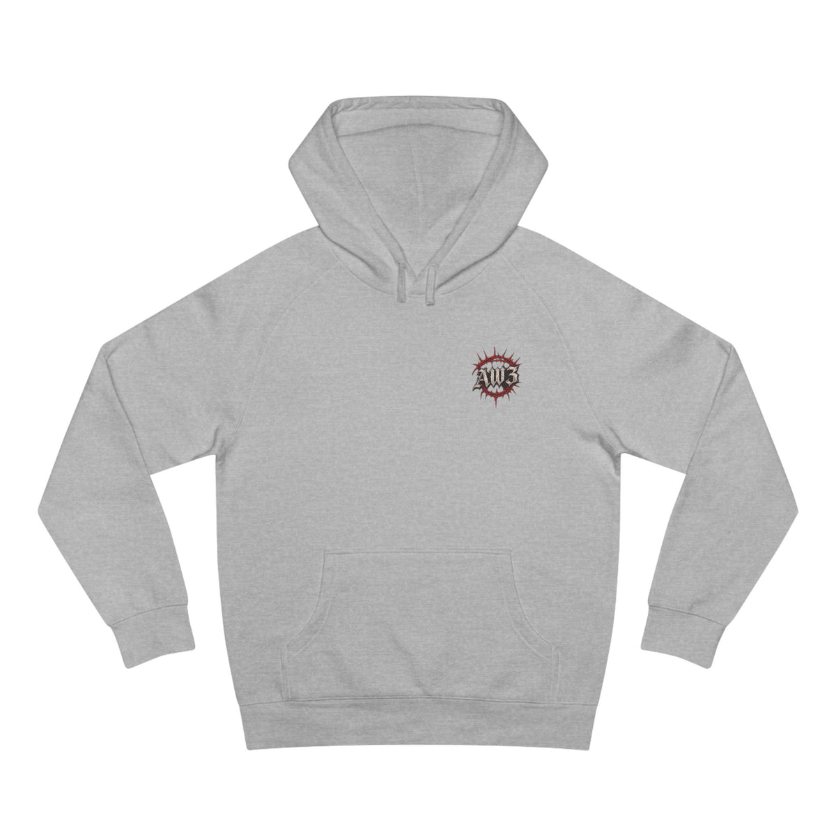Soldiers Graphic Hoodie — Gothic Eagle & Skull Back Print