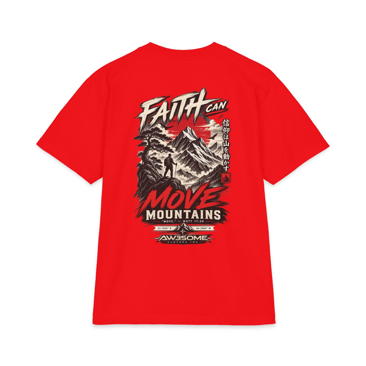 Faith Can Move Mountains Graphic T-Shirt