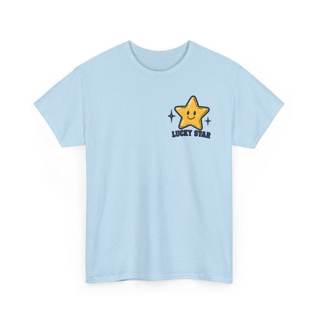 Lucky Star Social Club T‑Shirt — Cute Yellow Star Graphic Tee