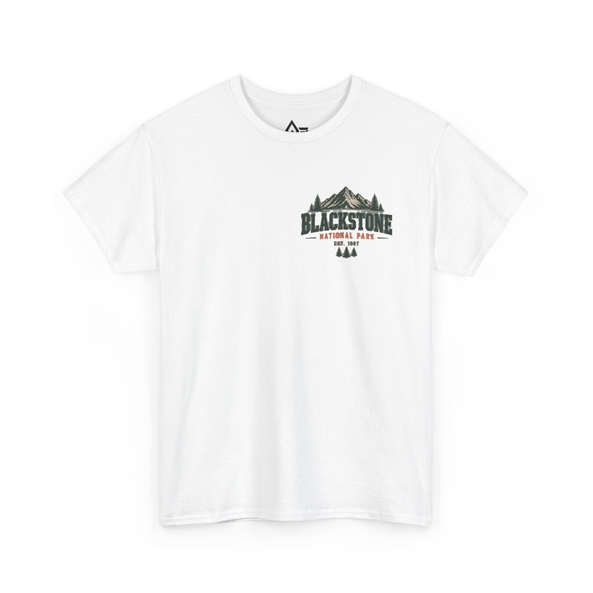 Blackstone National Park T-Shirt — Scenic Mountain Camping Tee