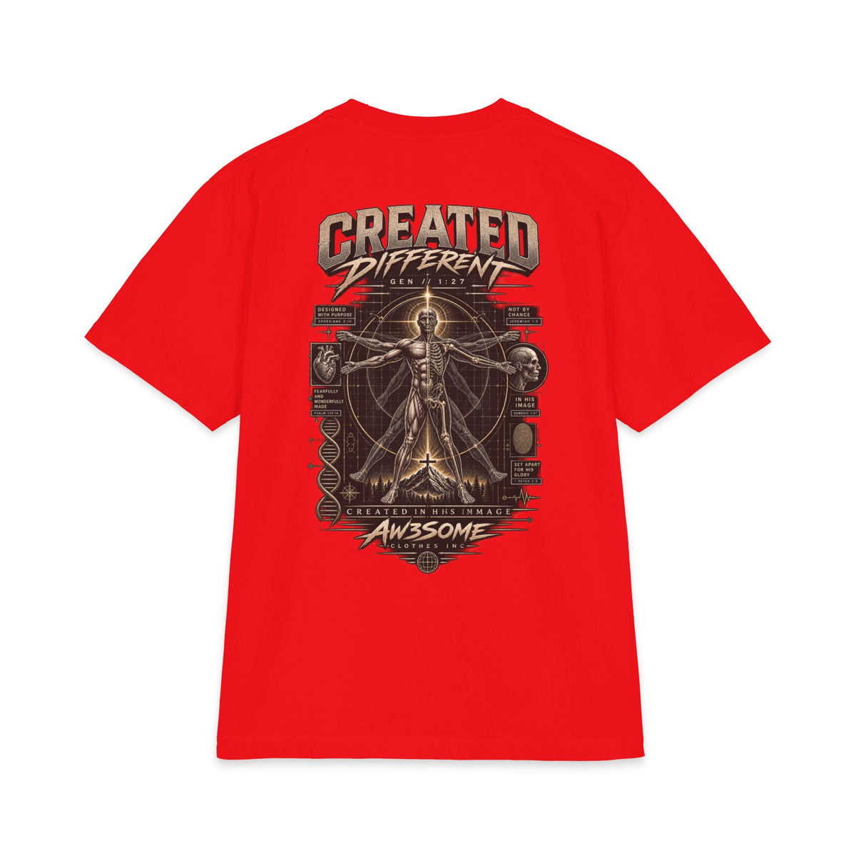 Created Different Graphic T-Shirt