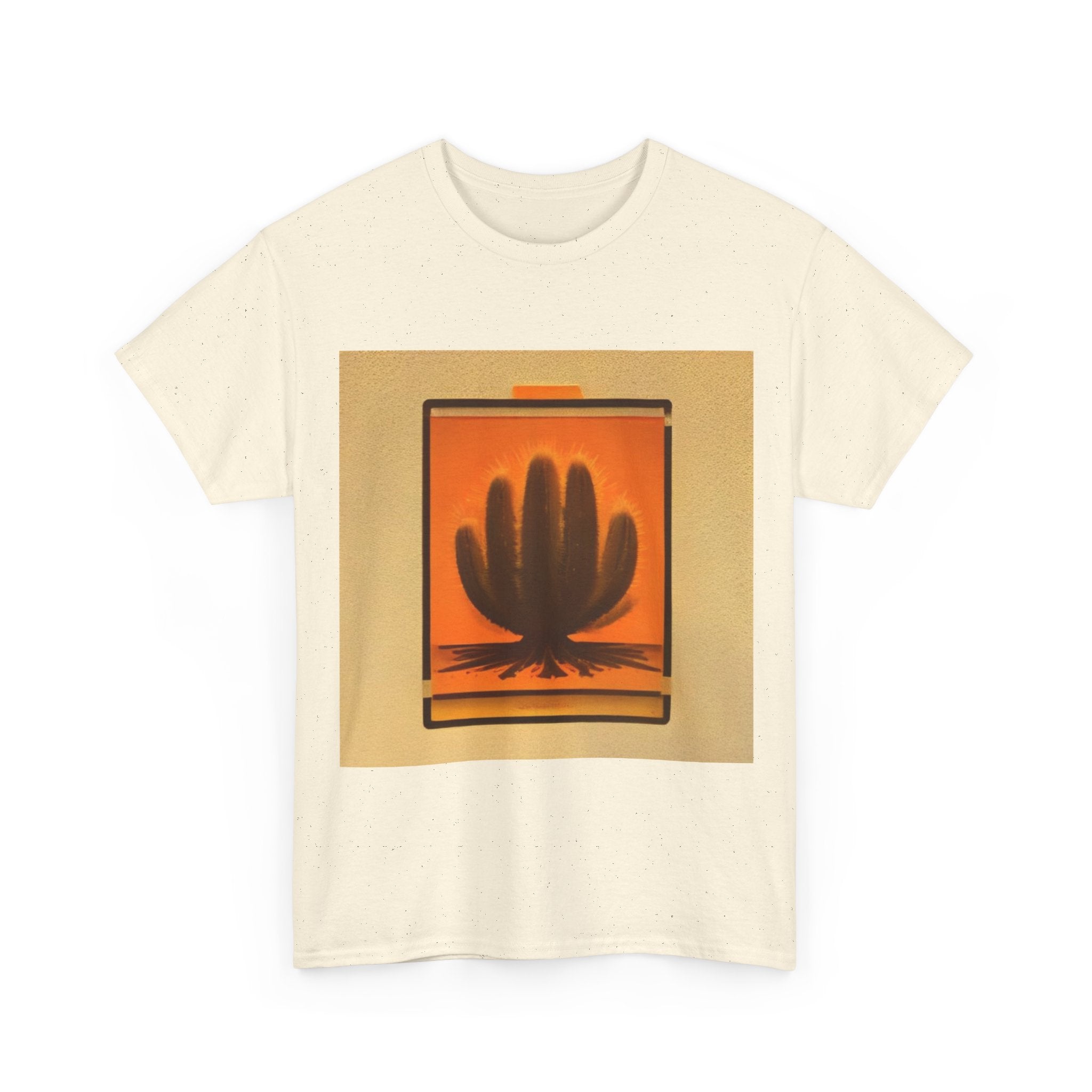 Cyber Saguaro Desert Graphic Tee
