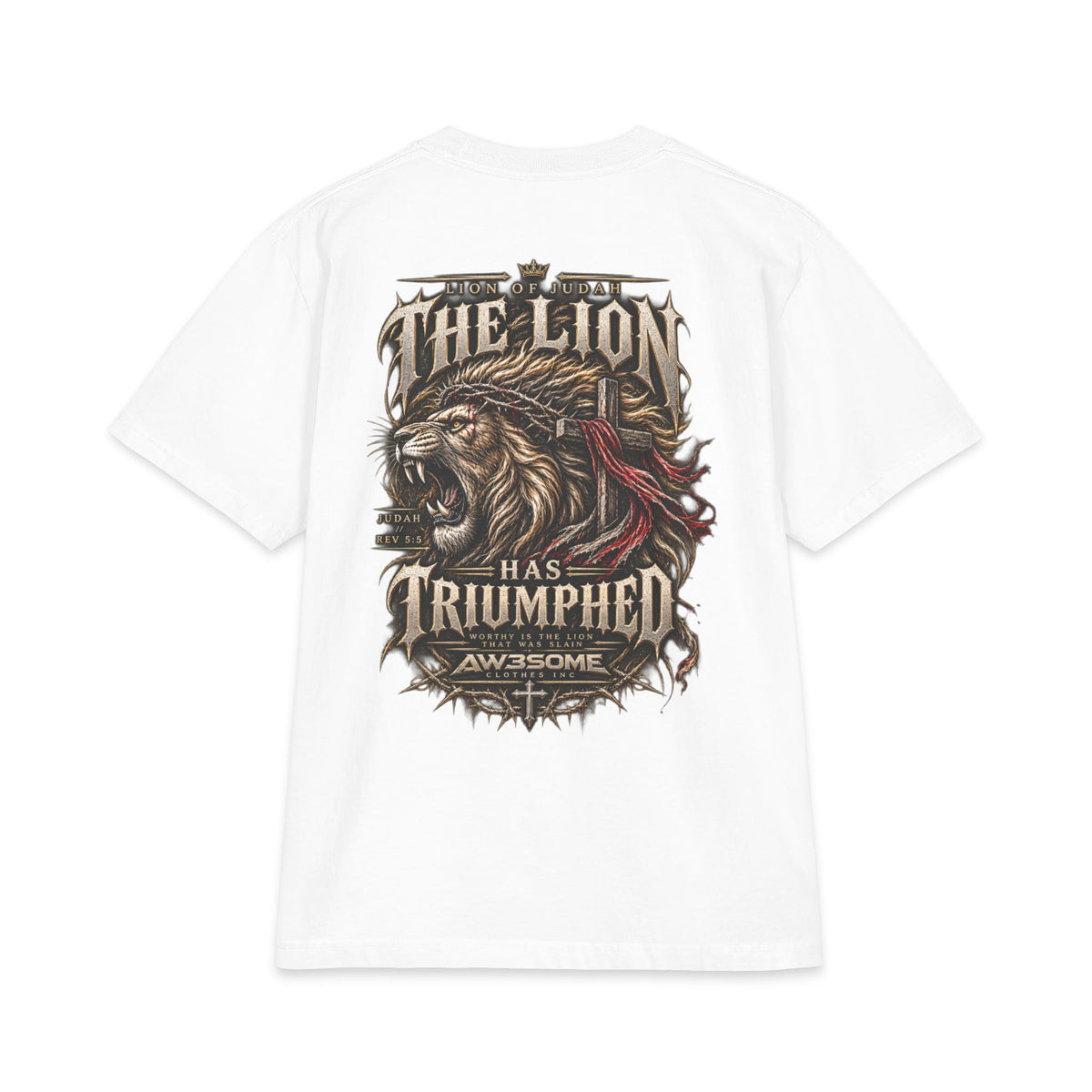 Triumphant Lion Graphic Tee