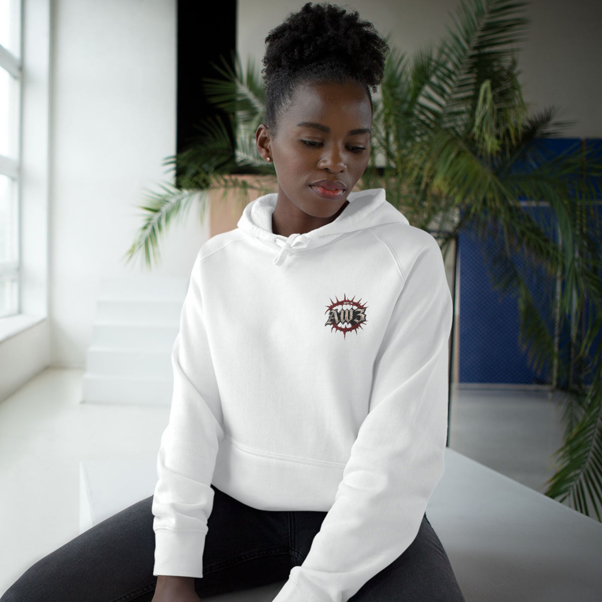 Soldiers Graphic Hoodie — Gothic Eagle & Skull Back Print
