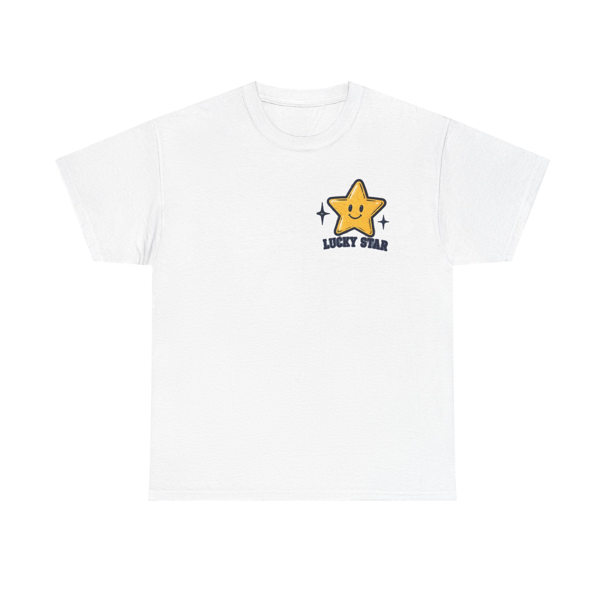 Lucky Star Social Club T‑Shirt — Cute Yellow Star Graphic Tee
