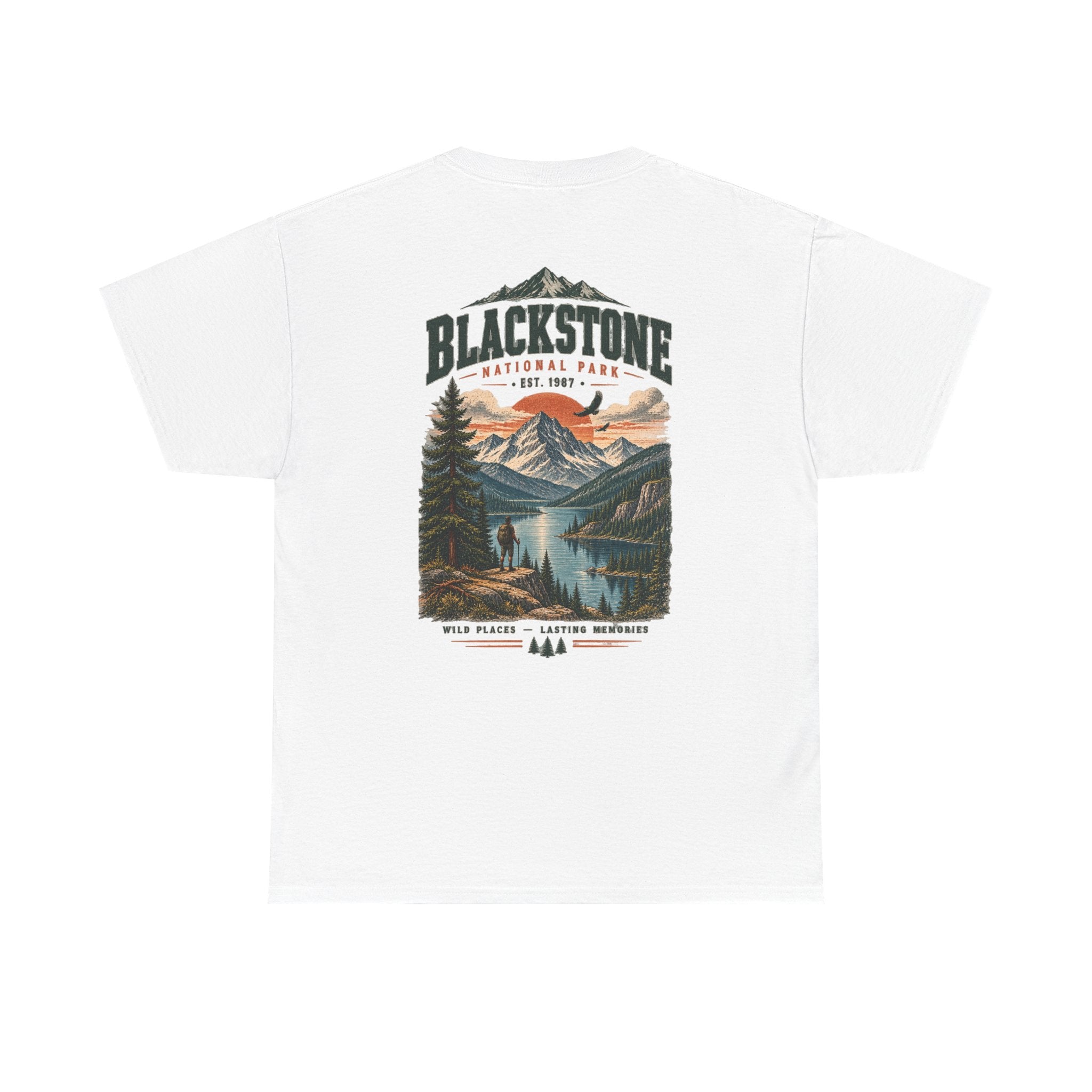 Blackstone National Park T-Shirt — Scenic Mountain Camping Tee