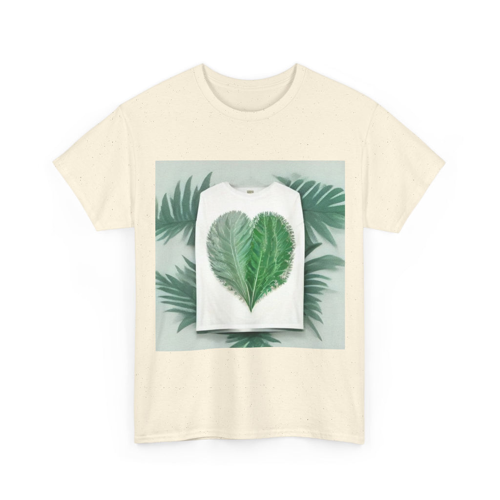 Chlorophyll Heart Botanical Graphic T-Shirt