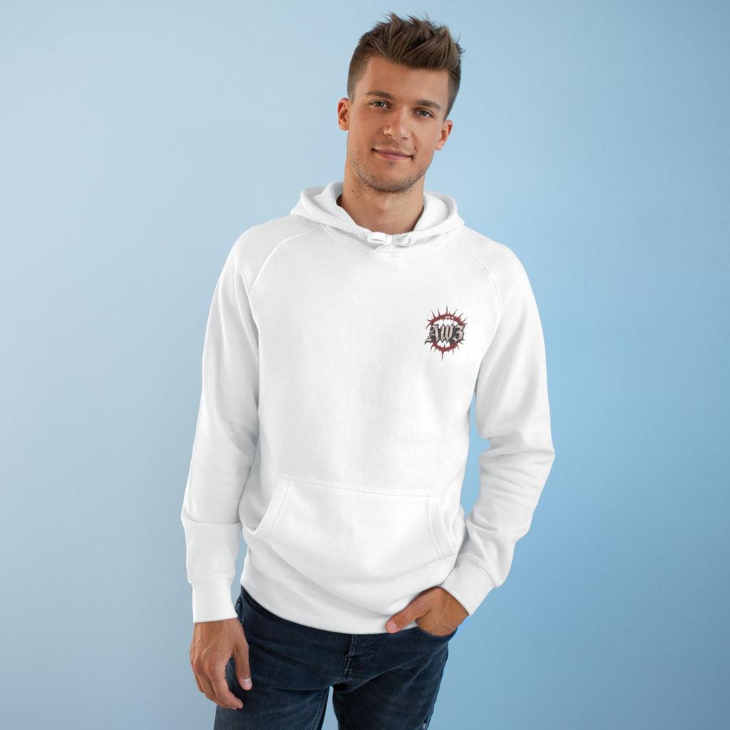 Soldiers Graphic Hoodie — Gothic Eagle & Skull Back Print