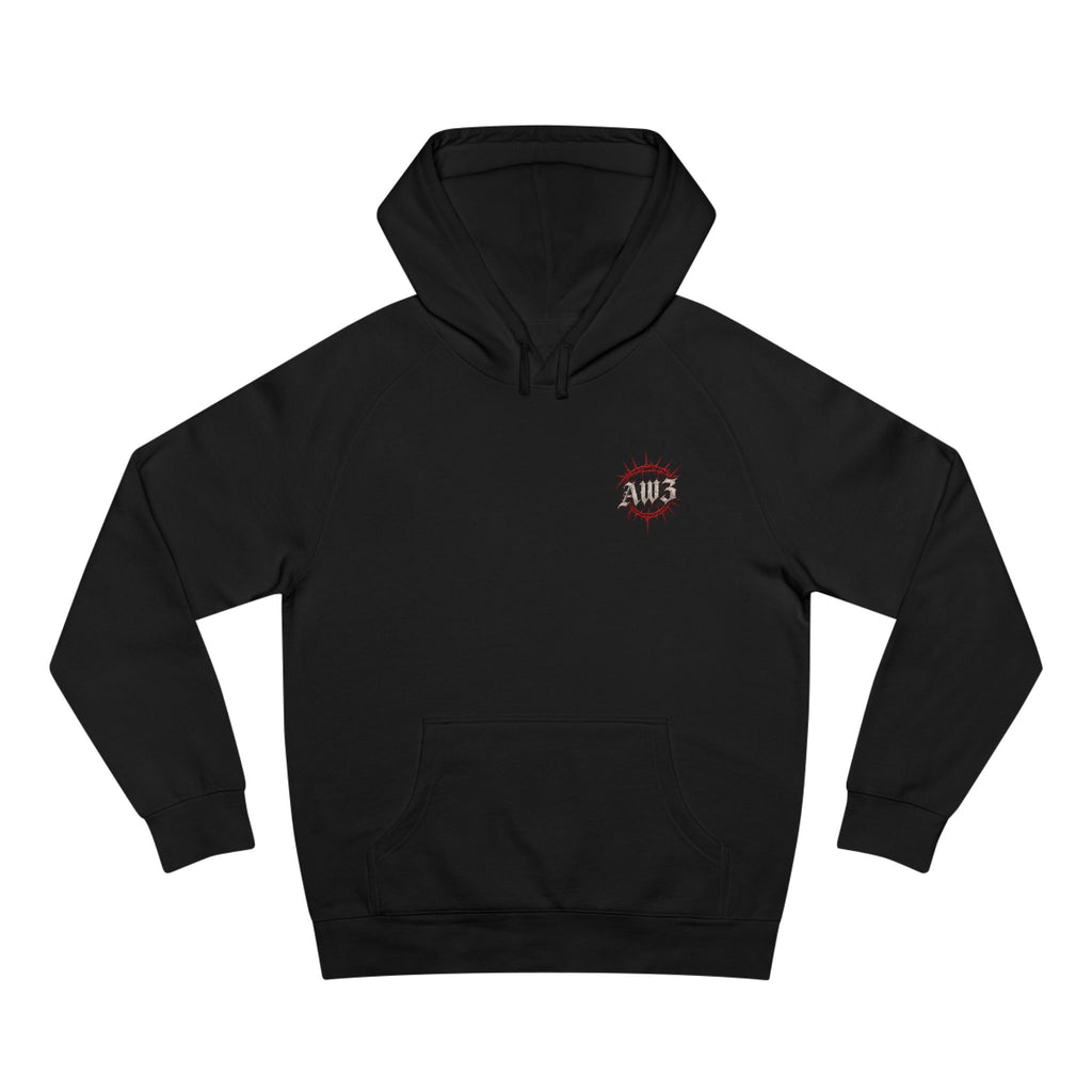 Soldiers Graphic Hoodie — Gothic Eagle & Skull Back Print