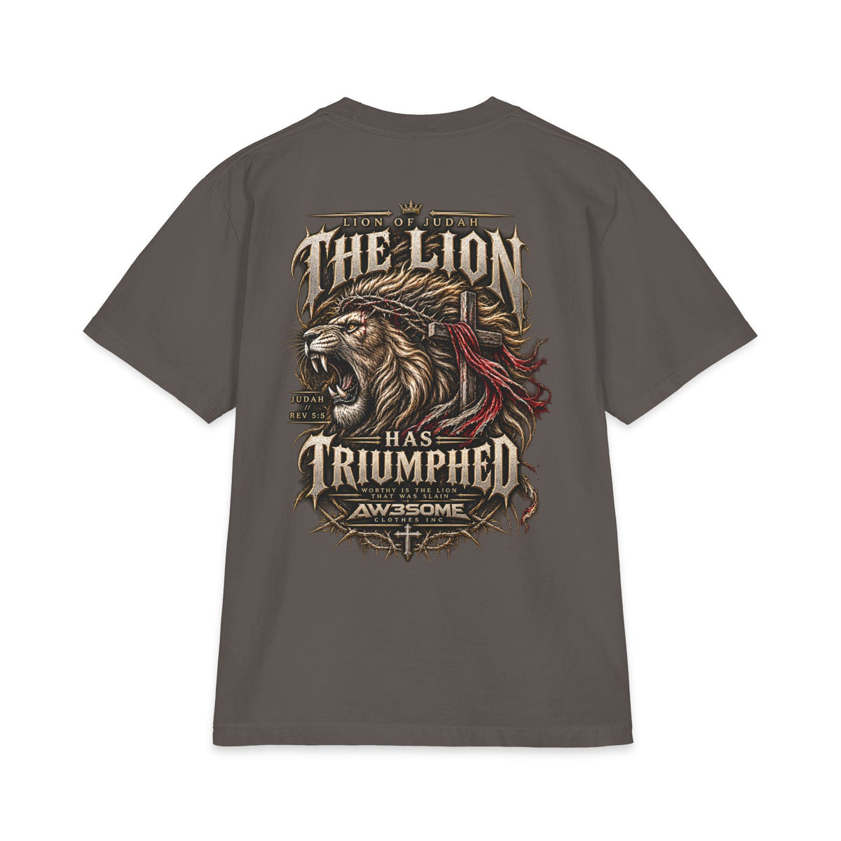 Triumphant Lion Graphic Tee