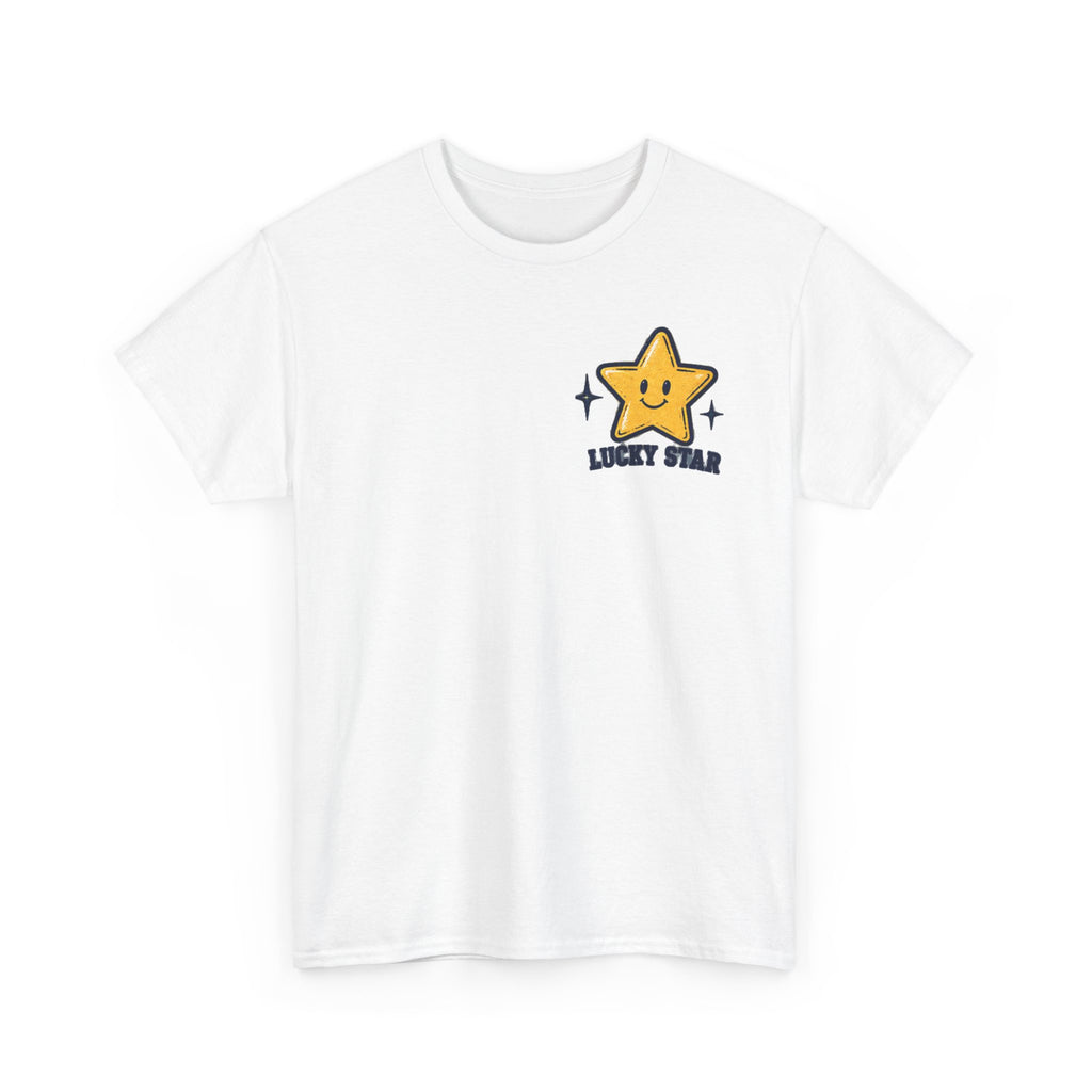Lucky Star Social Club T‑Shirt — Cute Yellow Star Graphic Tee
